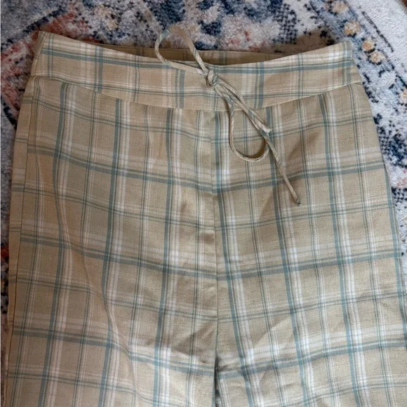Princess Polly Plaid Flare Pants - Picture 3 of 5